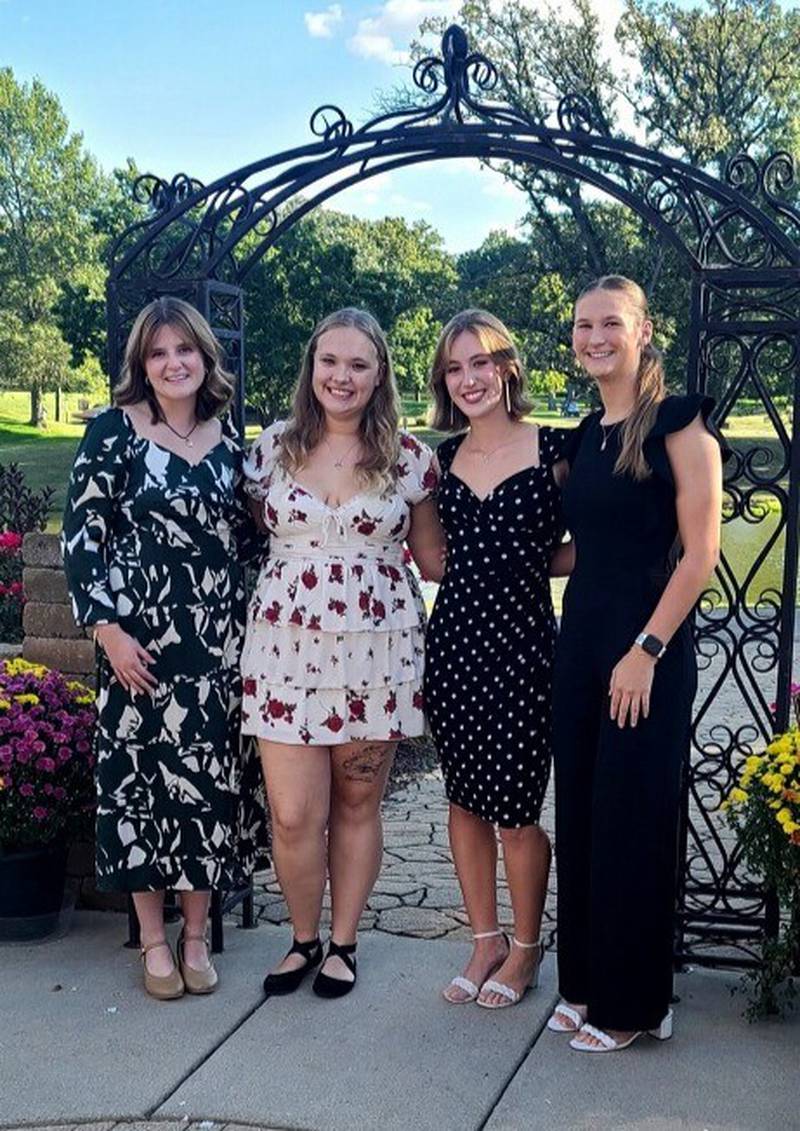 21st Century Scholar Finalists, from left, are: Eleanor Radtke, Kambri Fisher, Danica Scoma and Hailey Larsen, the 21st Century Scholar.