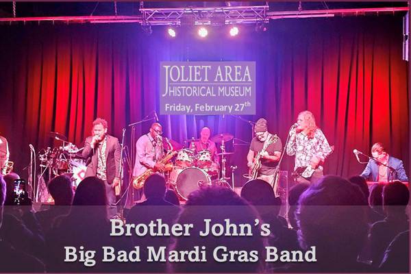 Brother John’s Big Bad Mardi Gras Band to perform at Joliet Area Historical Museum