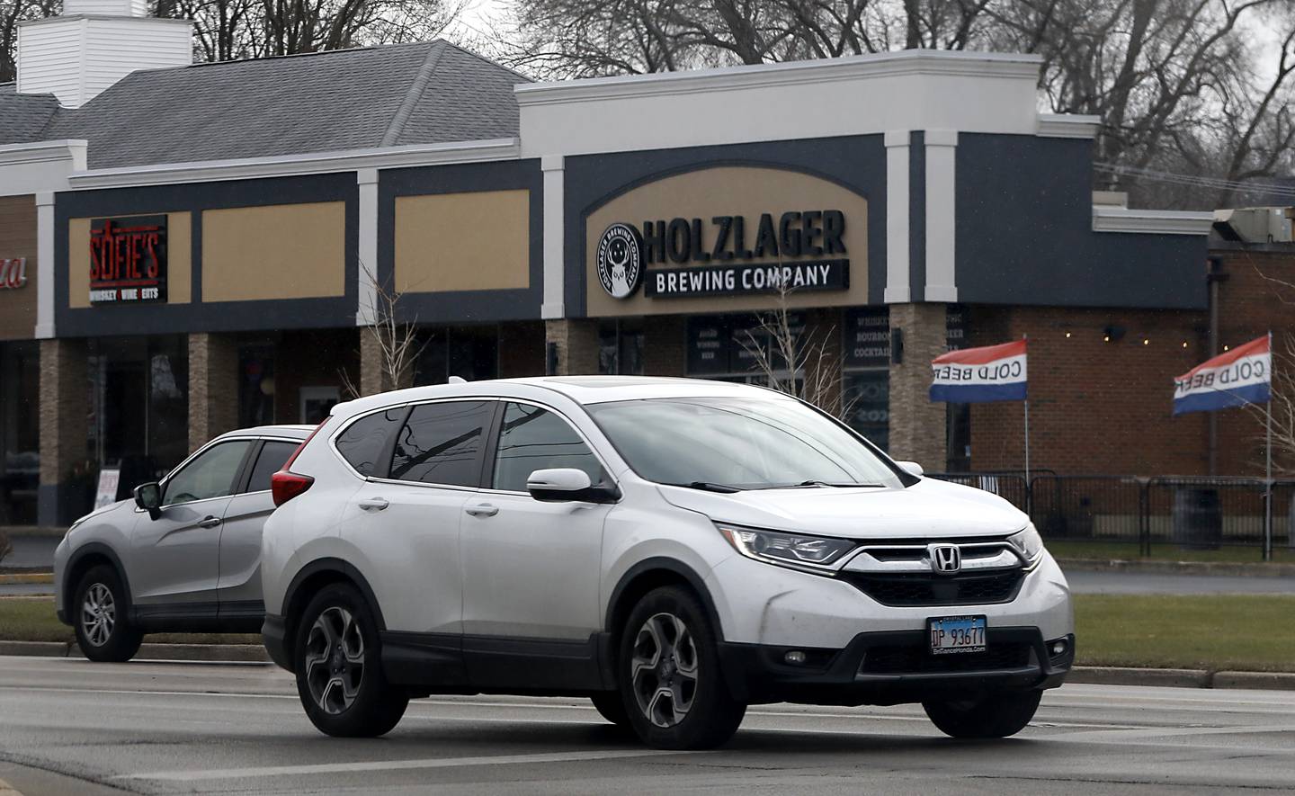 Traffic on Route 47 on Wednesday, Dec. 11, 2024, in Woodstock. Travis Slepcevich, the owner of Holzlager Brewing, is more concerned about how the upcoming road construction project could effect hi business.
