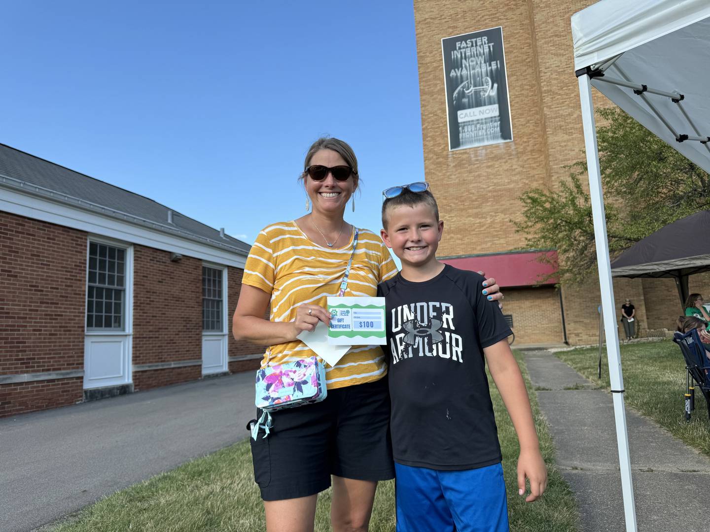 Stacie May was a runner-up, receiving a $100 gift card to the Bike Place in Princeton.