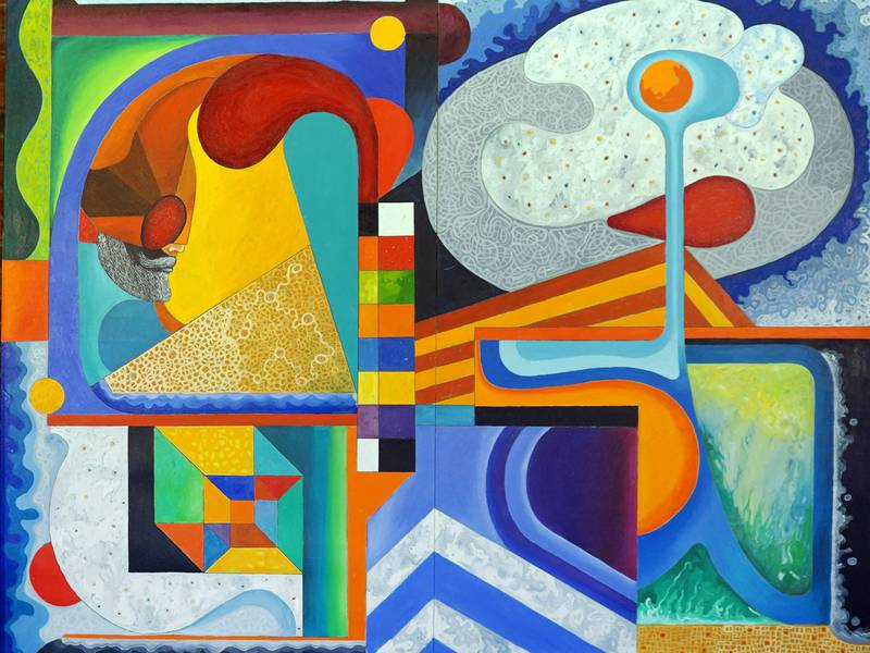 Where paint meets pixels: Steve Sherrell’s hybrid art evolves at Water Street Studios