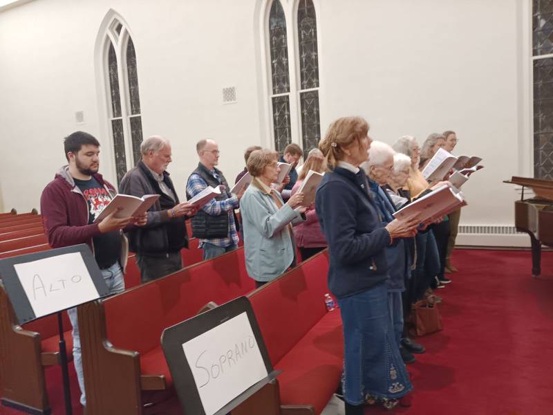 Handel’s Christmas “Messiah” concert will be performed 3 p.m. Sunday, Dec. 1, at First Baptist Church, 103 W. McKinley Road, Ottawa. A small orchestra, organized by Katie Roy, will accompany a chorus of area singers and three soloists. The concert is free.