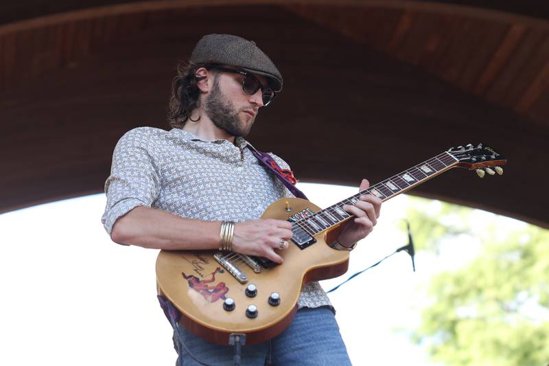 Sean McKee performs at the 6th Annual Joliet Blues Festival on Saturday, Aug. 10, 2024 at Bicentennial Park.