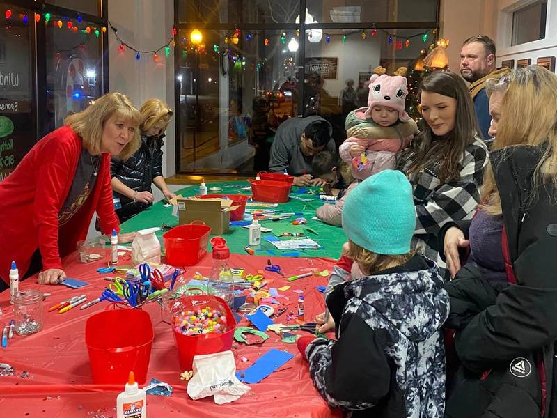 The Sandwich Public Library District on Dec. 2 organized holiday activities for families during A Merry Little Sandwich Christmas.