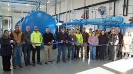 City of Rochelle, RMU hold ribboncutting for new well house at Well 8