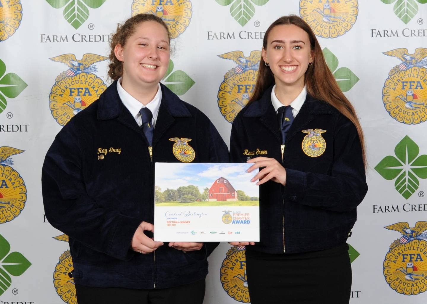 Central High School students Ray Gray and Reagan Green.