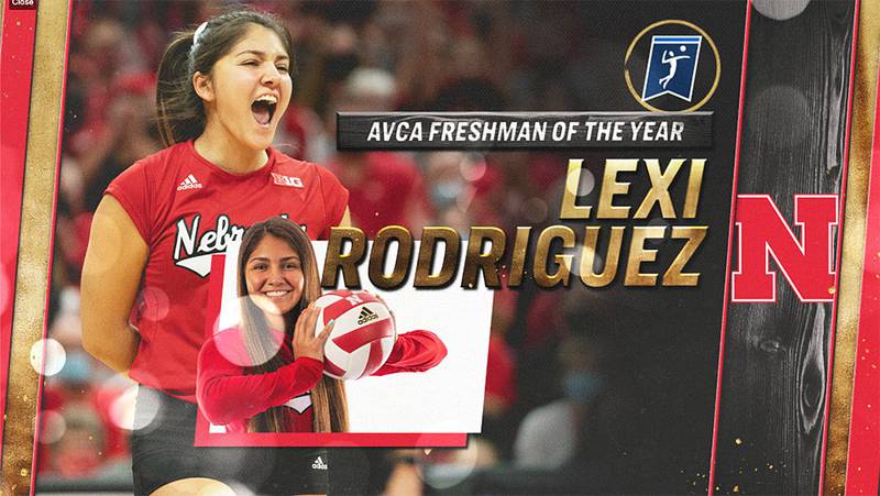 Sterling native Lexi Rodriguez was named the National Freshman of the Year by the American Volleyball Coaches Association this season. She becomes the first libero to win the award.