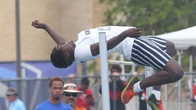 Kaneland’s Freddy Hassan soars to second place in Class 3A high jump for third All-State medal