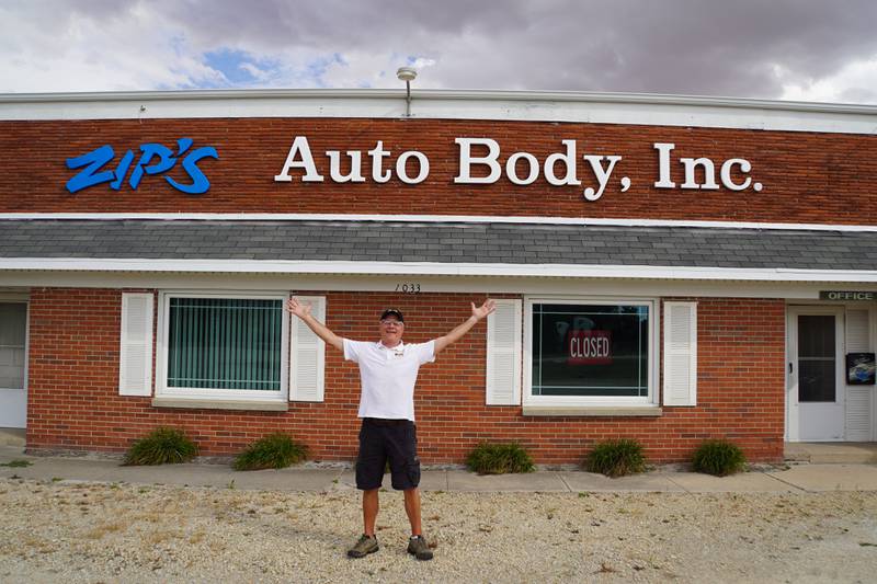 Zip's Auto Body at 1033 S. 7th St. in Rochelle closed at the end of June 2025 after 41 years. Its owner, Richard "Zip" Zimmerman retired after 55 years of auto shop work.