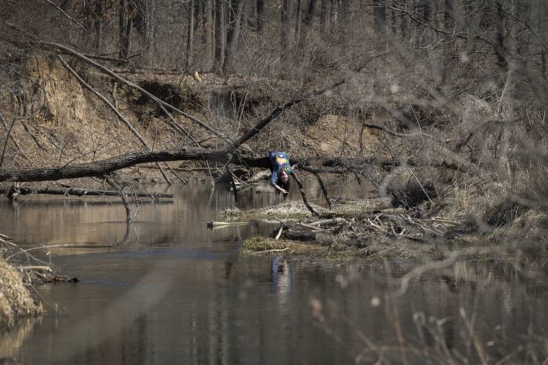 “I’m teaching my son how to live,” Janis Payne of Dixon said Saturday, March 21, 2026, while the two hiked and enjoyed the weather at Franklin Creek State Park.
