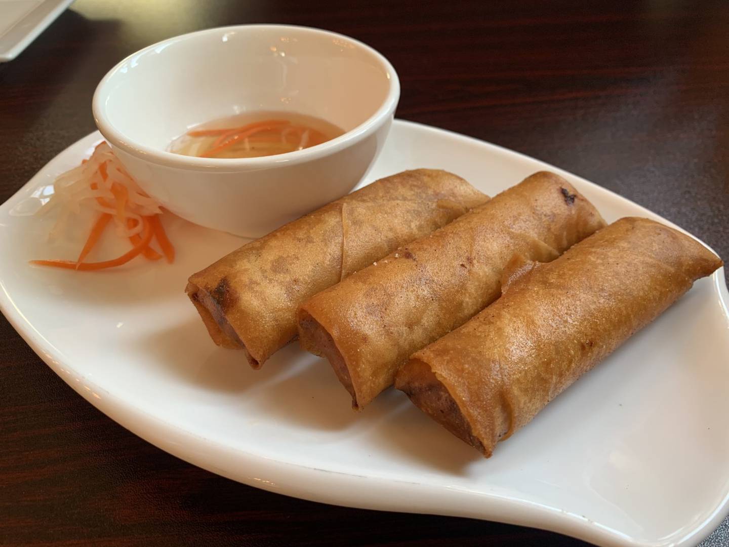 Egg rolls at Pho Ly in St. Charles.