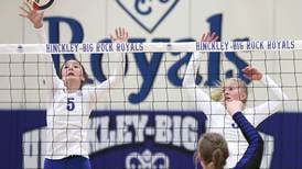 Photos: Hinckley-Big Rock volleyball hosts Somonauk