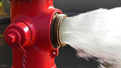 Dixon city workers flushing hydrants this week