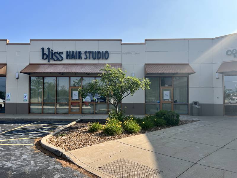 Bliss Hair Studio's Plainfield location, opening Oct. 3.
