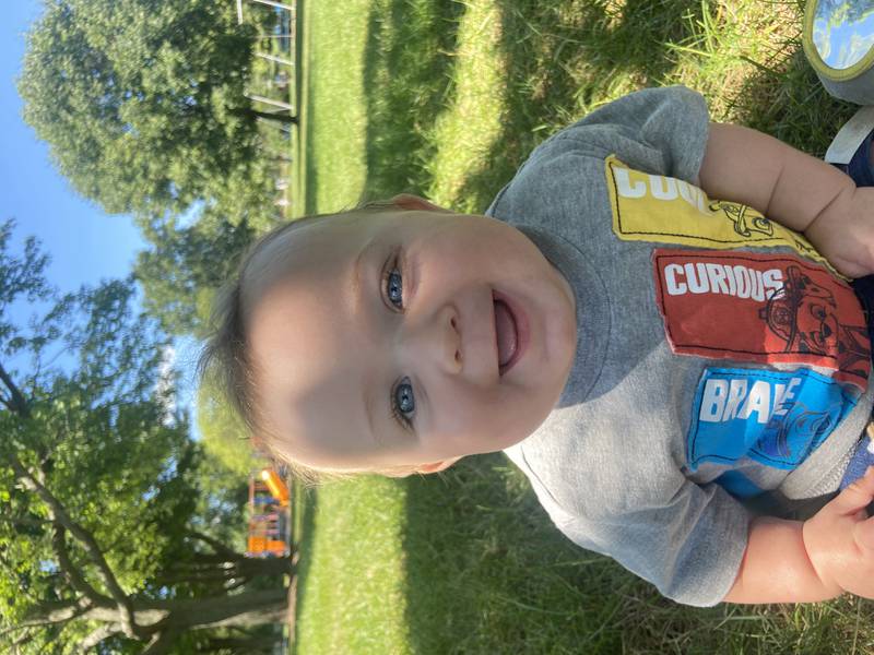 Benjamin Lee Sproston V - 7 month old son of Madison Funderberg and Benjamin Sproston of Ohio.