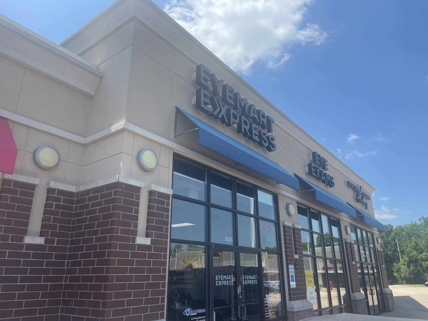 Eyemart Express is seen Monday, July 14, 2025, at 2335 Sycamore Road in DeKalb.