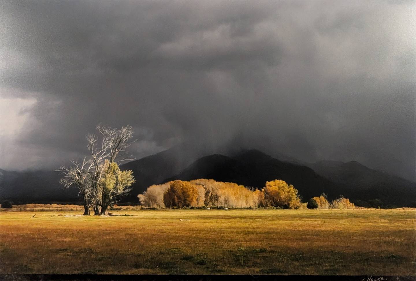 “Autumn Storm” photography art piece created by Robert Cholke
