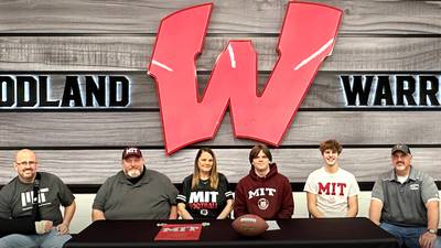 Woodland all-stater Aydan Radke suiting up for MIT