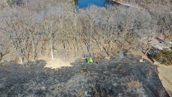 Photos: Crews burn off edge areas at Deer Park Golf Club