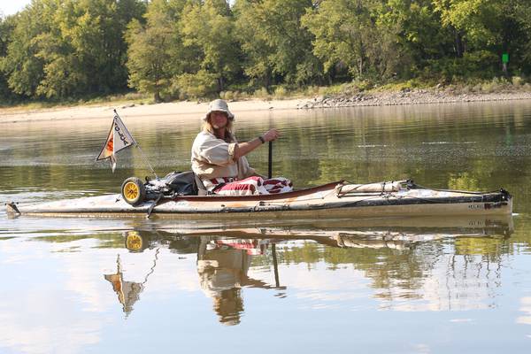 Photos: Paddling the Great Loop on a kayak, Peter Frank's epic 6,000 mile journey passes through Starved Rock