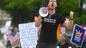 ‘Good Trouble Lives On’ rally draws hundreds in Kane County