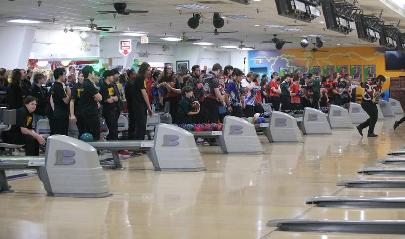High School bowling teams competed in the Regional Bowling meet on Saturday, Jan. 14, 2023 at the Illinois Valley Super Bowl in Peru.