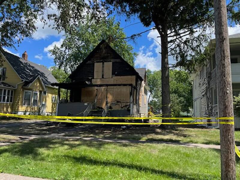 A dog died in a house fire in the 700 block of North 11th Street on Saturday, July 29, 2023. No other residents were injured. The home was deemed uninhabitable, authorities said.