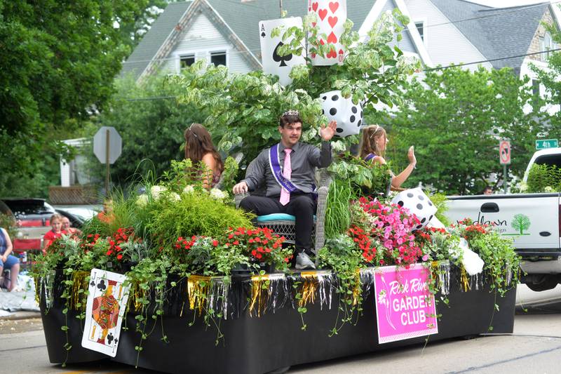 The Garden Club won best float in the 2023 Dixon Petunia Festival parade.