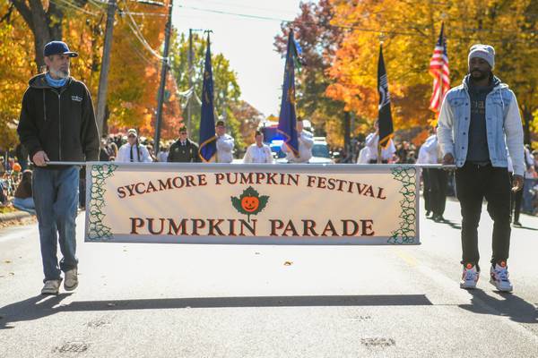 Sycamore Pumpkin Festival parade route map