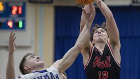 Newman dominates on both ends to beat Hall