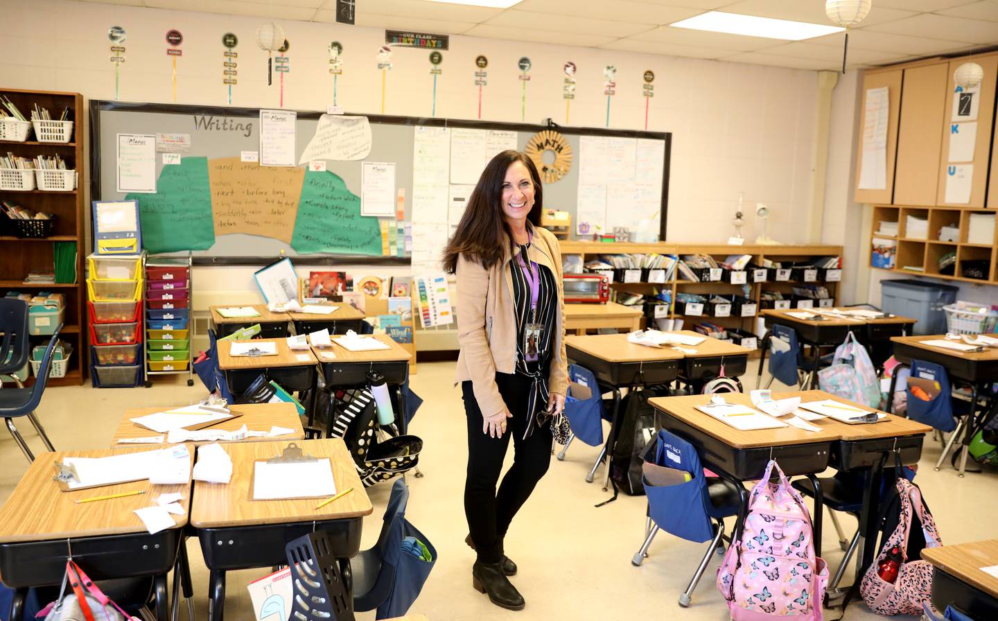 Munhall Elementary School second grade teacher Amy Fronk grew up in St. Charles and attended Munhall as a student.