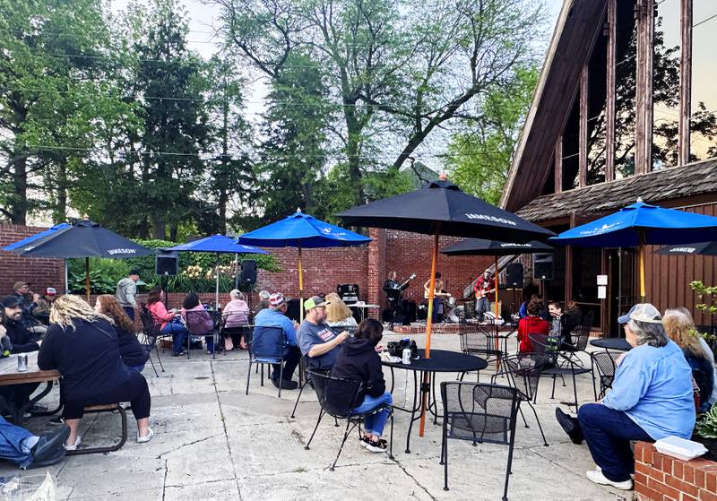 Live music takes place throughout the afternoons and evenings of three of MooFest's four days in Mount Carroll.