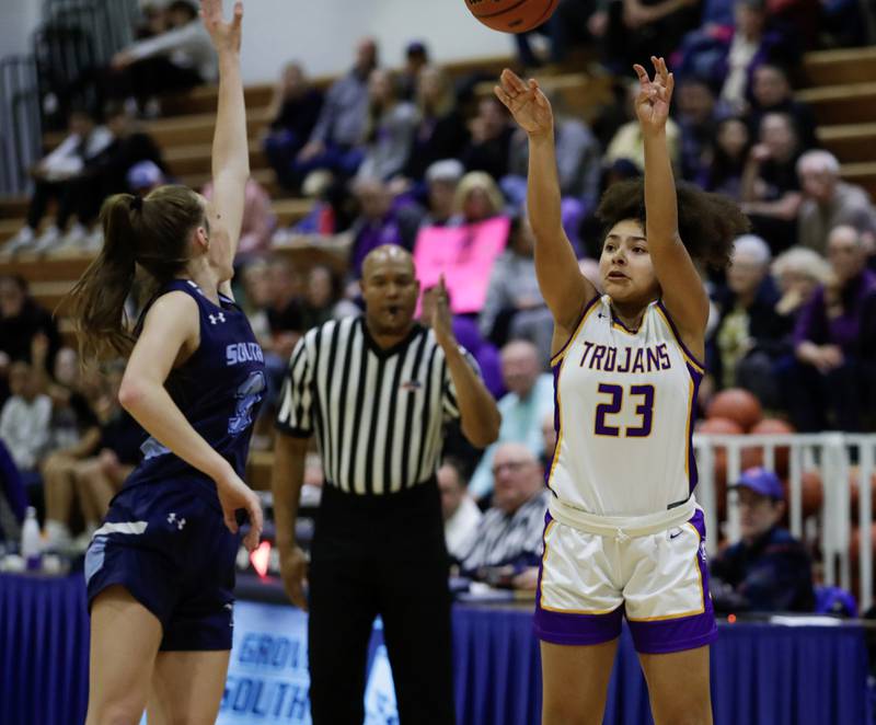 Photos: Downers Grove North vs Downers Grove South girls basketball