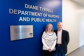 Elmhurst University dedicates department in honor of long-time supporters 