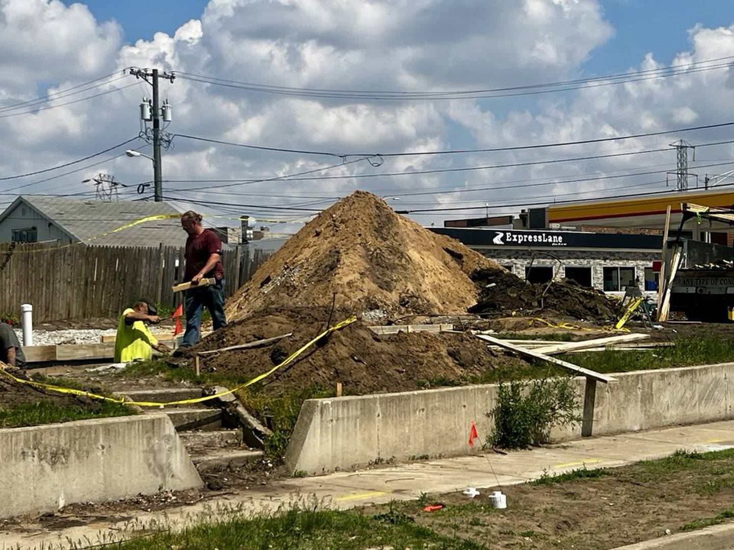 Construction is underway at 217 Second Ave. in Rock Falls for the new location of Ben's Phresh Kutz.