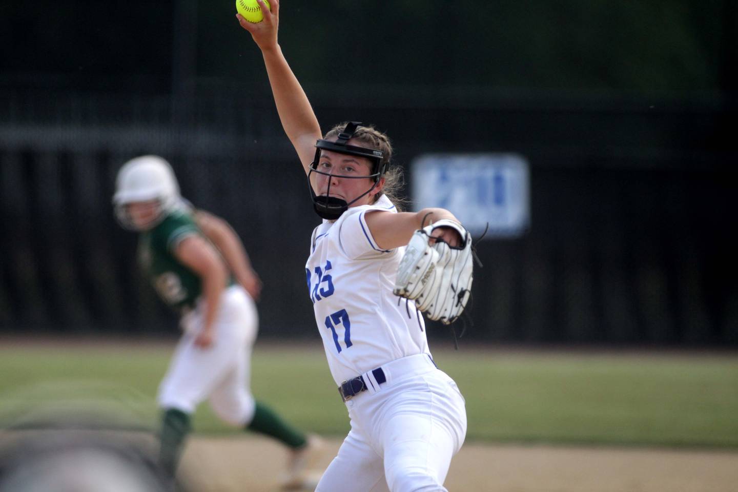 St. Charles North’s Ava Goettel pitches against Fremd in a Class 4A St. Charles North Sectional semifinal on Tuesday, May 30, 2023.
