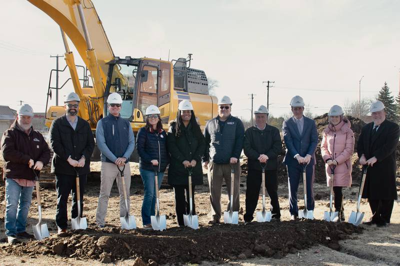 Sugar Grove village officials held a groundbreaking event for the new Starbucks location at 421 N Sugar Grove Parkway on Jan. 28, 2025. Village President Jennifer Konen, developers and Starbucks representatives were in attendance.