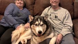 Woodstock family adopts husky rescued from icy pond