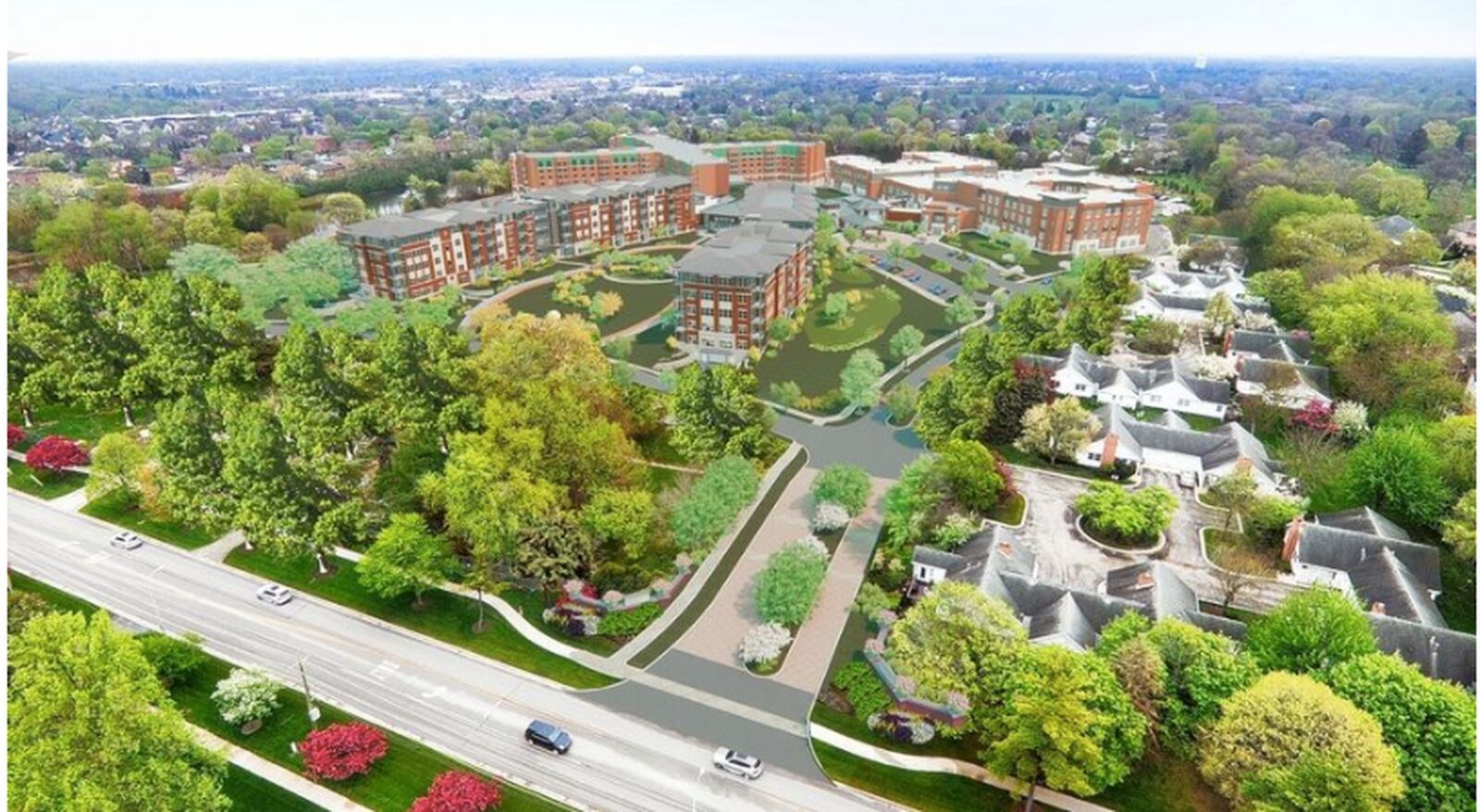 New Downers Grove apartment building approved for Oak Trace Senior