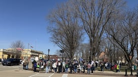 Photos: No Kings rally draws crowd to Washington Park in Ottawa