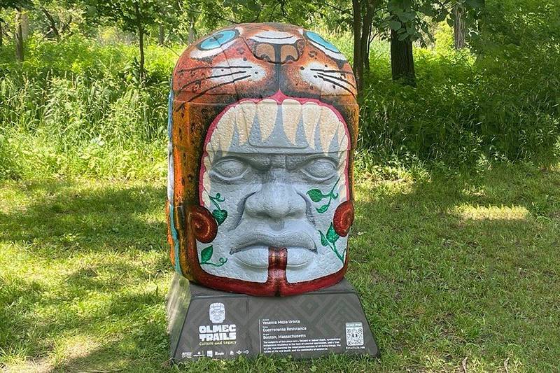 Experience the rich cultural history of the ancient Olmec civilization through the Forest Preserve District of DuPage County’s Olmec Trails: Culture and Legacy public art exhibit.