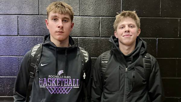 Rochelle’s Brody Bruns, Warren Schweitzer stand tall in double OT win over Dundee-Crown