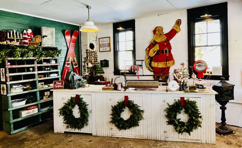 The Festive Flock store will open on Black Friday, Nov. 29, at 1656 N. 21st Road, in Grand Ridge. Created in one of the machine sheds on the Overs farm, it is open from 9 a.m. to 5 p.m. on weekends.