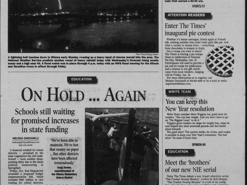 A bridge under troubled skies and the ‘Quad Father’ - historical covers for January 8