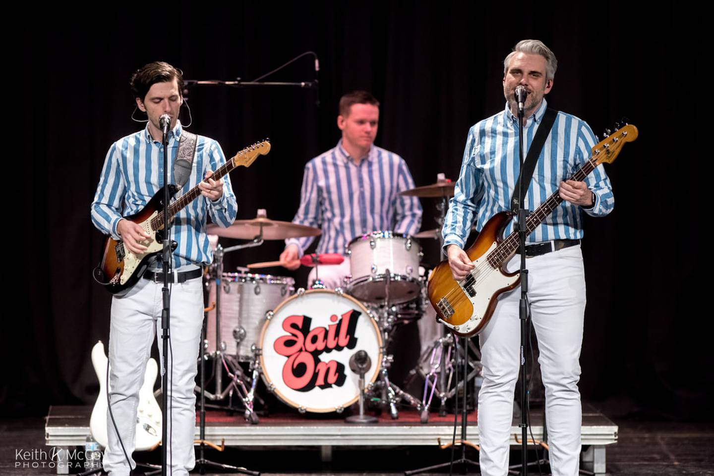 Sail On, a tribute band to The Beach Boys, will perform classic hits like "California Girls" and "Surfin' USA" on Saturday, April 15 at Central Intermediate School as part of the Ottawa Concert Association's season finale.