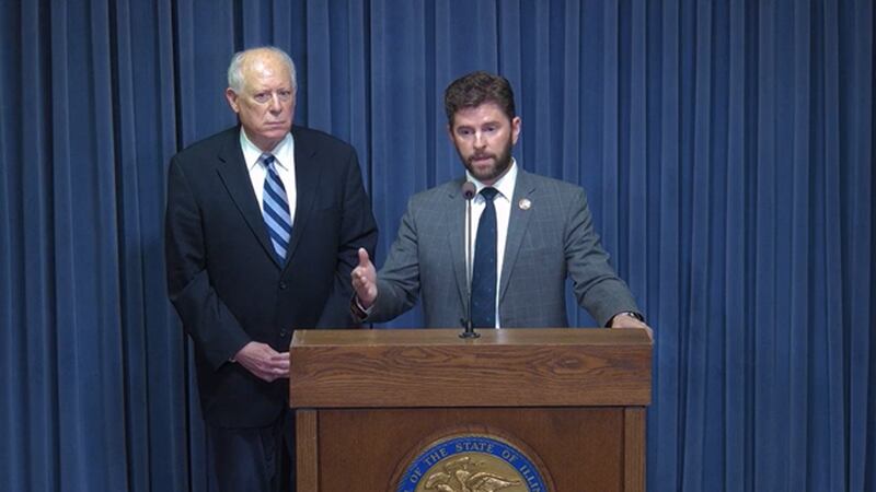Deputy House Republican Leader Ryan Spain, R-Peoria, was joined Tuesday, March 5, 2024, by former Democratic Illinois Governor Pat Quinn to propose an amendment to the Illinois Constitution that will give Illinois citizens the ability to establish and enforce stronger ethical standards on elected officials in the state.