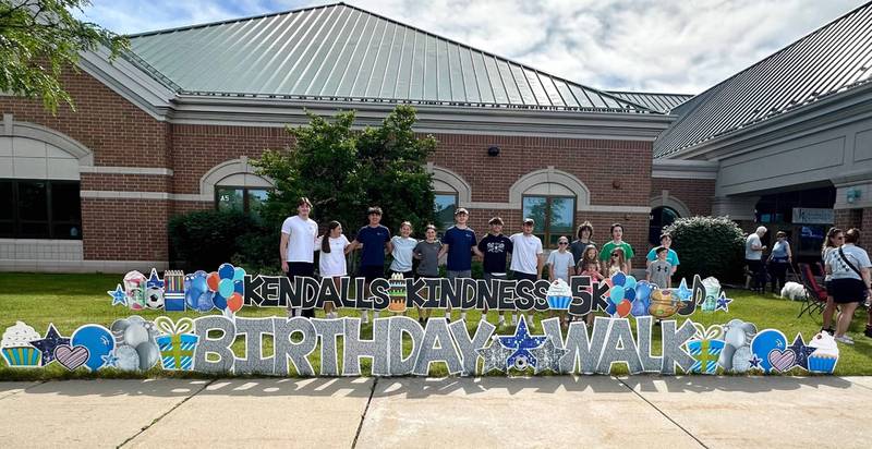 Kendall’s Kindness and the St. Charles Public Library will host the third annual charity 5K walk and donation drive on Sunday, June 8, 2025 at Corron Elementary School in South Elgin. (2024 event pictured)