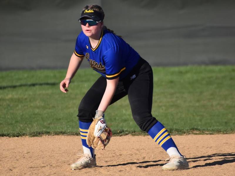 Lyons Township junior shortstop Peyton O'Flaherty is batting a sizzling .560 on the season, with a .635 on-base percentage. Of her 14 hits, five are doubles and two are homers, with 15 runs batted in, 12 runs scored and five walks drawn.