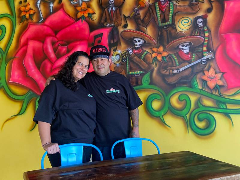 Restauranteurs Anita and Mario Ortiz, co-owners of "Mario's Cart" food trucks, are opening up a full-service restaurant in Crystal Lake this month that Anita hopes will have "cool Mexican vibe."
