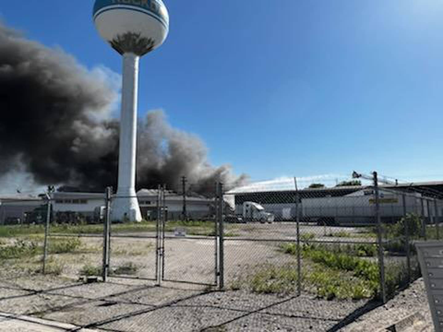 No one was injured in an industrial building fire on Friday, June 3, 2022, at Longhorn Trucking at 132 Harris Drive in Rockdale. Fire districts around Will County were on the scene. The fire's cause is unknown.